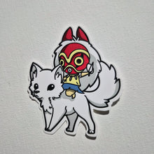 Cargar imagen en el visor de la galería, Sticker Princesa Mononoke | Studio Ghibli |
