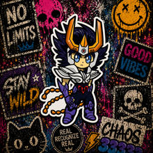 Cargar imagen en el visor de la galería, Sticker Ikki de Fenix | Caballeros del Zodiaco |