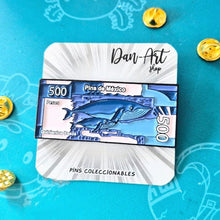 Cargar imagen en el visor de la galería, Pin Billete de Ballenas | Coleccionable Dan-Art.shop |
