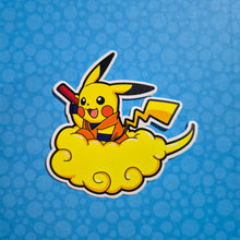 Cargar imagen en el visor de la galería, Sticker Pikachu Goku en Nube | Multiverso Pikachu |
