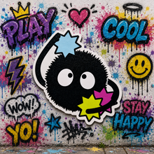 Cargar imagen en el visor de la galería, Sticker Susuwatari | Studio Ghibli |
