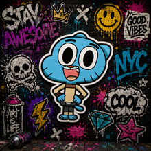Cargar imagen en el visor de la galería, Sticker Gumball | El Increíble Mundo de Gumball |
