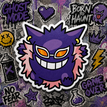 Cargar imagen en el visor de la galería, Sticker Gengar x Doflamingo | One Piece |

