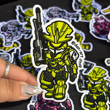 Cargar imagen en el visor de la galería, Sticker Spartan Verde | Halo |
