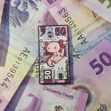 Cargar imagen en el visor de la galería, Pin Billete de Ajolote | Coleccionable Dan-Art.shop |
