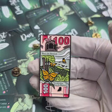Cargar y reproducir el video en el visor de la galería, Pin Billete de Mariposas | Coleccionable Dan-Art.shop |
